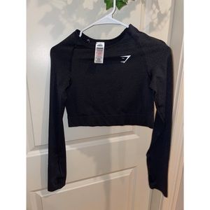 Gymshark Long-sleeve Cropped Workout Top